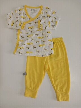 Kyte Baby Safari Bamboo Kimono Style Set